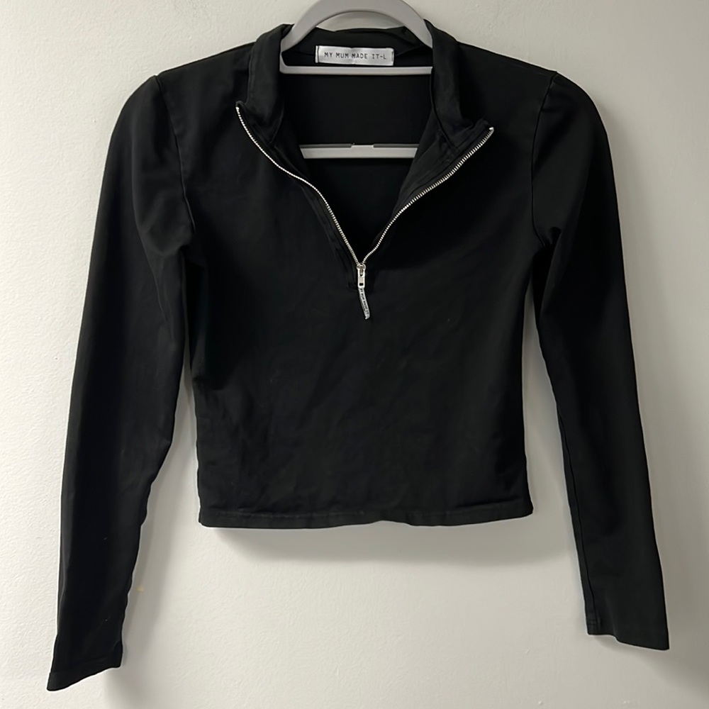 My Mum Made It Cropped Shirt